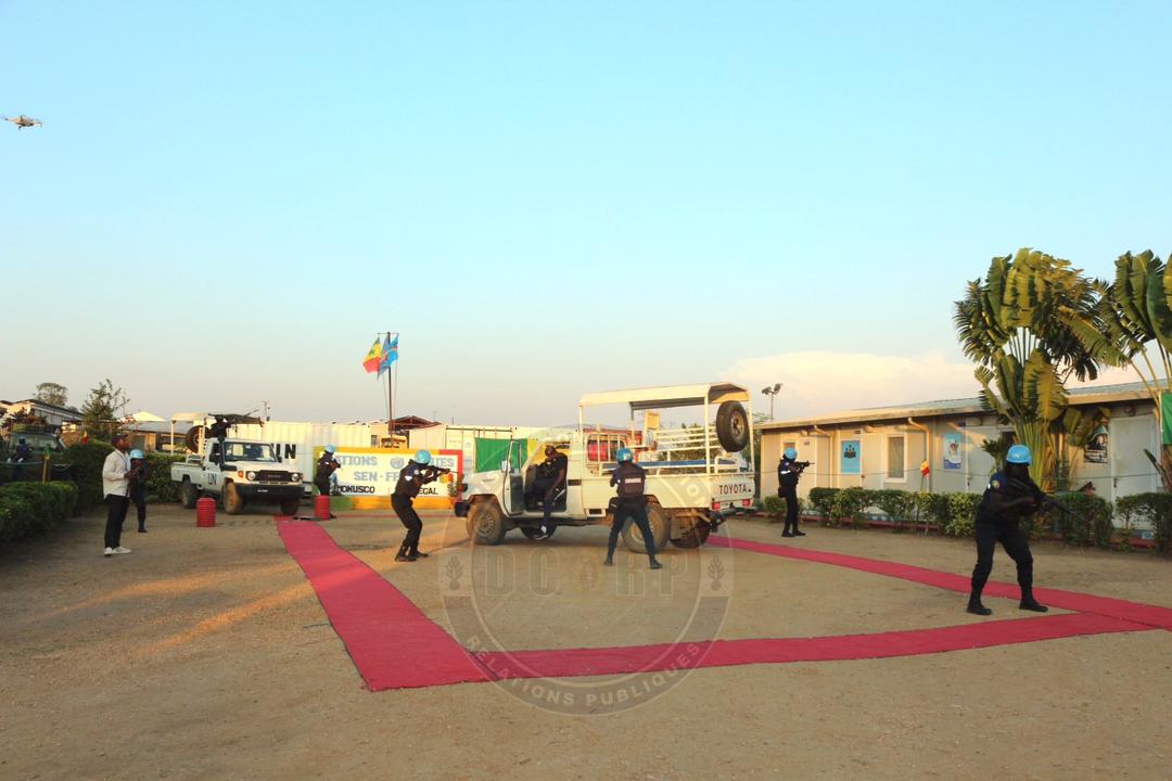 La MONUSCO rend hommage aux Casques bleus de la SENFPU 2-18 à Bunia - Image 5